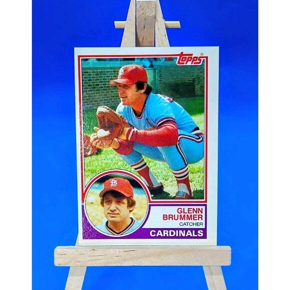 1983 Topps - Glenn Brummer #311, St. Louis Cardinals - Picture 1 of 2